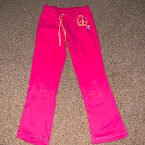 Girls Pink Sweatpants